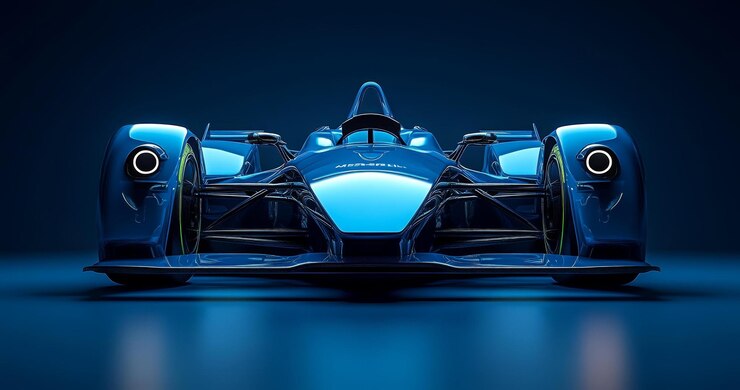 Foto diseño innovador del coche de carreras de fórmula 1