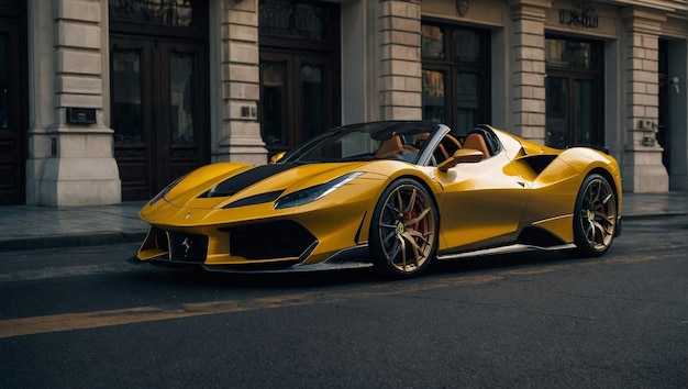 Foto diseño interior de la mansión ferrari sf90 spider