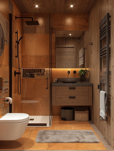 diseño interior moderno del baño