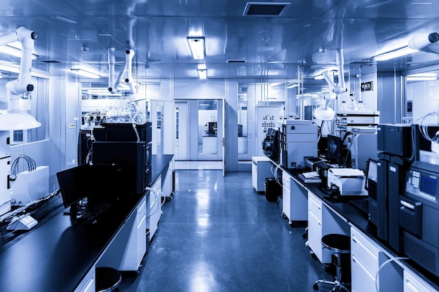 Diseño interior moderno del laboratorio