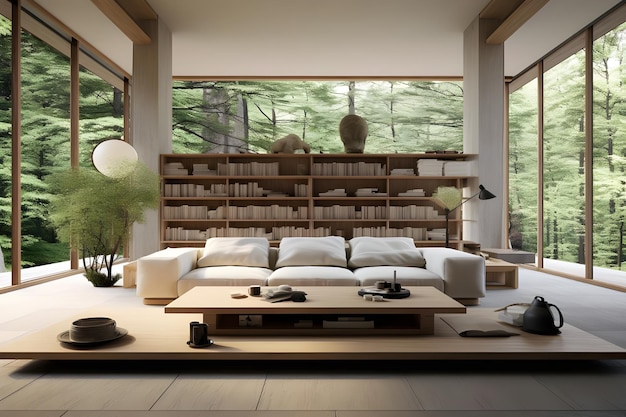 Diseño de interiores de estilo japonés