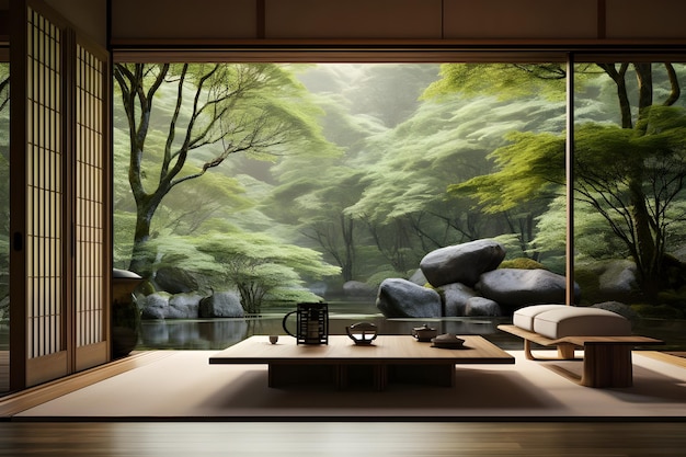 Diseño de interiores de estilo japonés