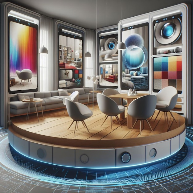 Diseño de interiores de realidad virtual