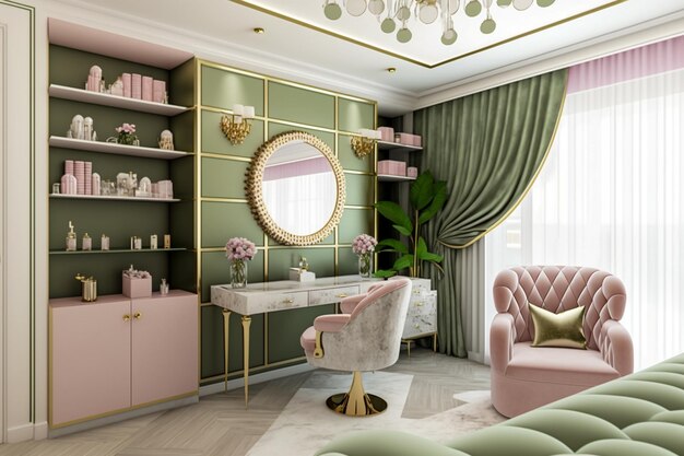 Foto diseño de interiores de salones de belleza