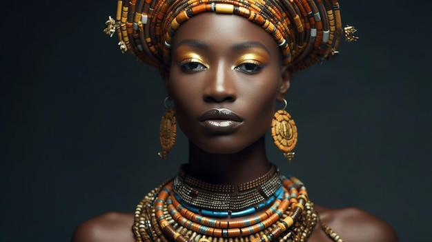 Diseño de joyas y accesorios de inspiración africana.