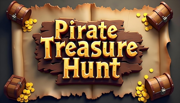 Diseño de juego en 3D con Wonderful Island y barco pirata