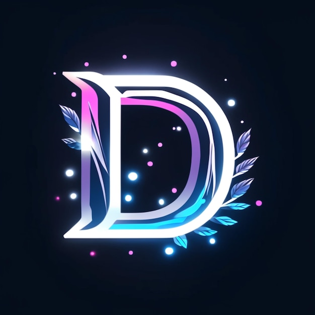 Foto diseño de la letra d del logotipo o diseño del logotipo d o diseño del monograma d o logotipo 3d d