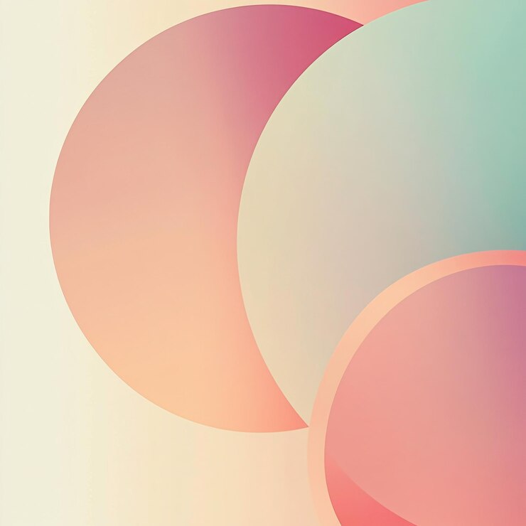 Foto diseño limpio de fondo abstracto minimalista en pasteles gradientes