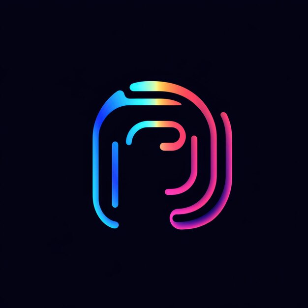 Diseño limpio del logotipo que muestra el poder de las soluciones basadas en datos