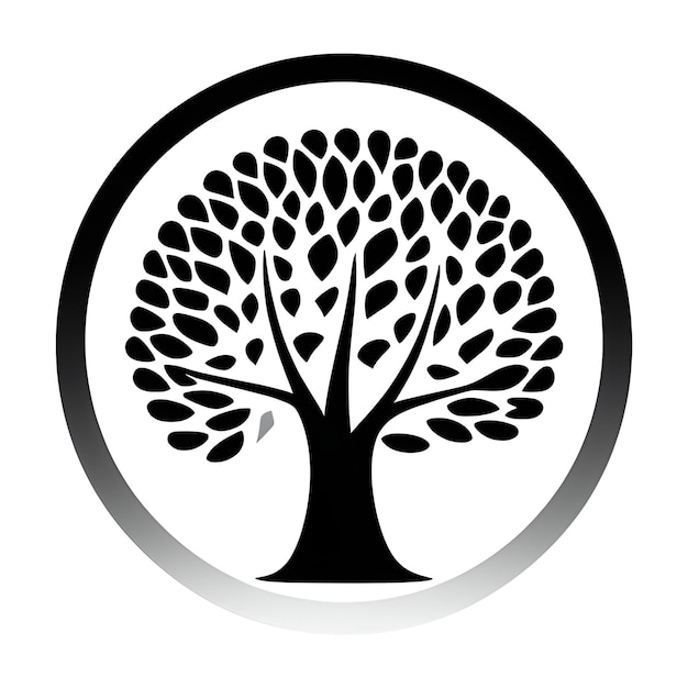 Diseño de logo de árbol