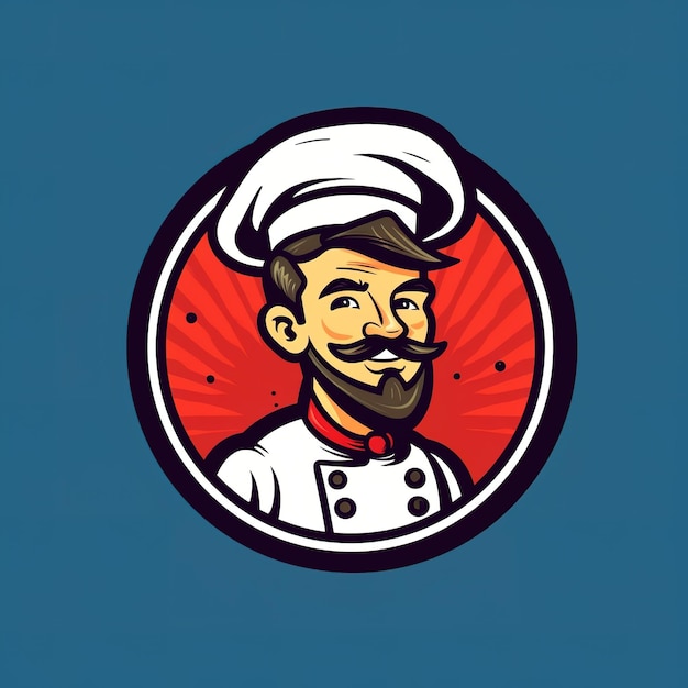 diseño del logo del chef