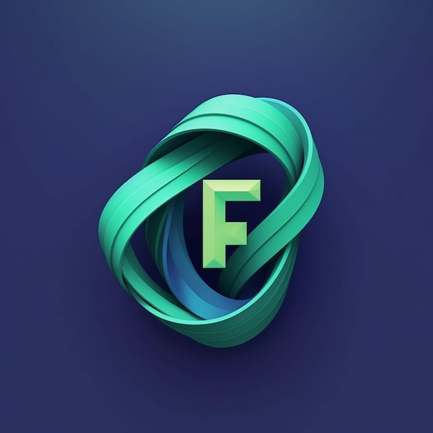 Foto diseño de logotipo 3d f