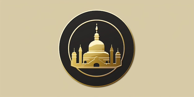 Foto diseño de logotipo para ai generativo hajj.
