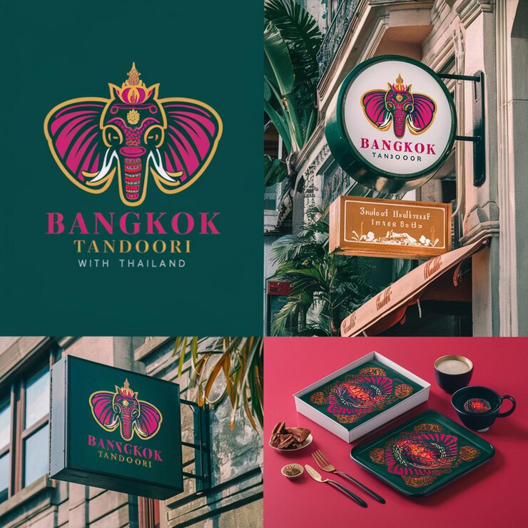 Diseño del logotipo de los alimentos de los restaurantes