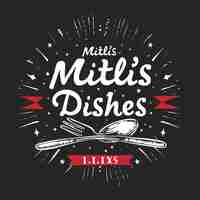Foto diseño de logotipo para camisetas culinarias con dichos inspiradores