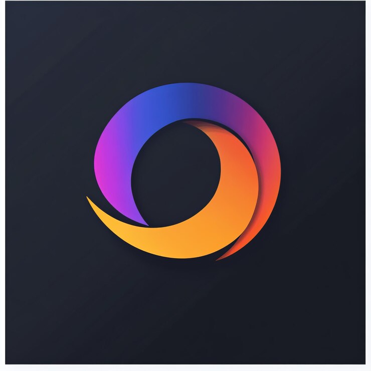Foto diseño de logotipo de círculo colorido abstracto