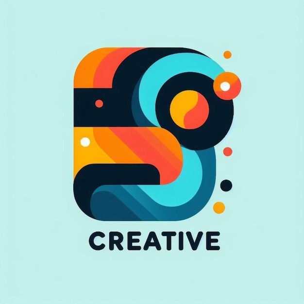 Foto diseño de logotipo colorido y creativo