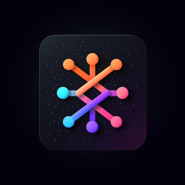 Foto el diseño del logotipo de crossinspired crea una armonía simbólica
