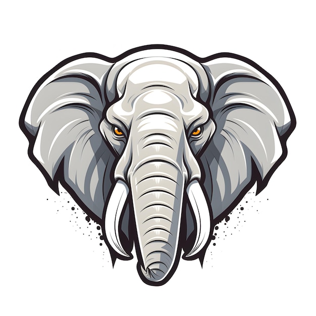 Diseño del logotipo del elefante