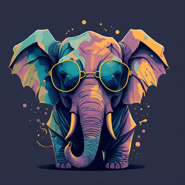 Diseño de logotipo de elefante