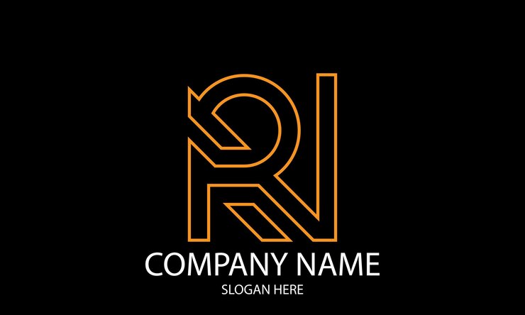 Foto diseño del logotipo de la empresa rn.