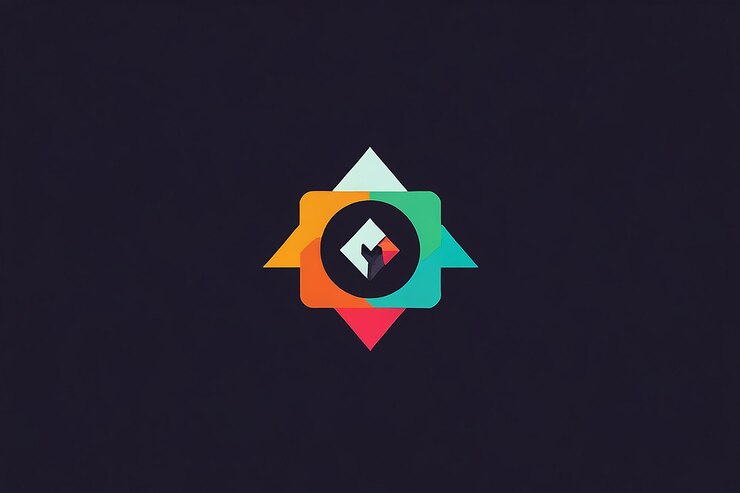 Foto diseño de logotipo geométrico abstracto creativo