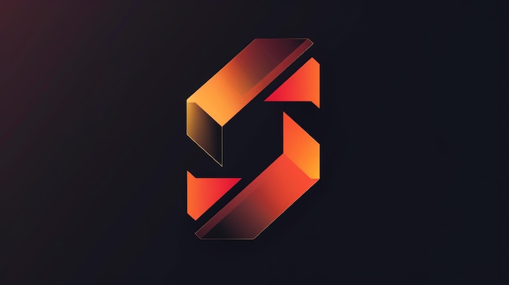 Foto un diseño de logotipo geométrico abstracto