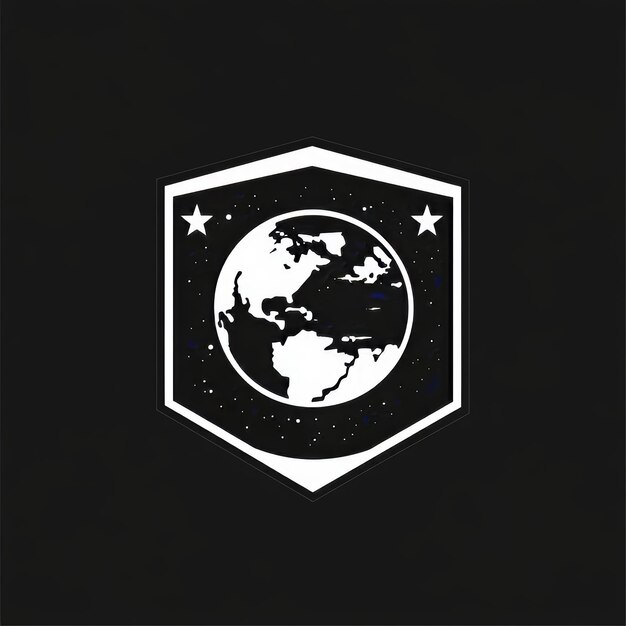 Diseño del logotipo Globe y Stars Inspiración Ilustración vectorial EPS10