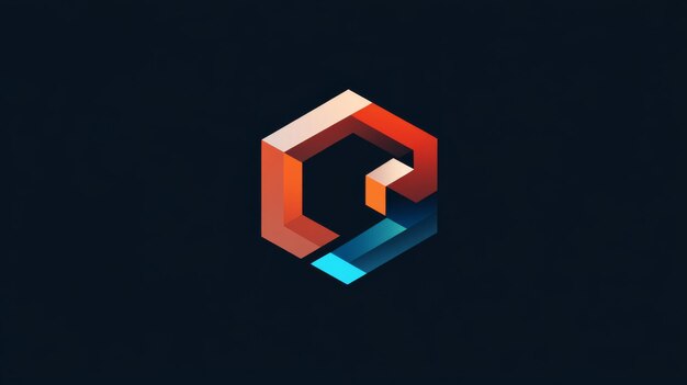 Diseño del logotipo de Hexágono Abstracto