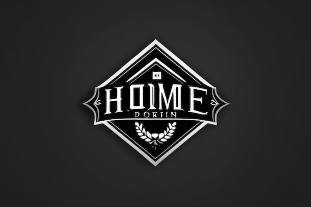 Foto diseño del logotipo del hogar