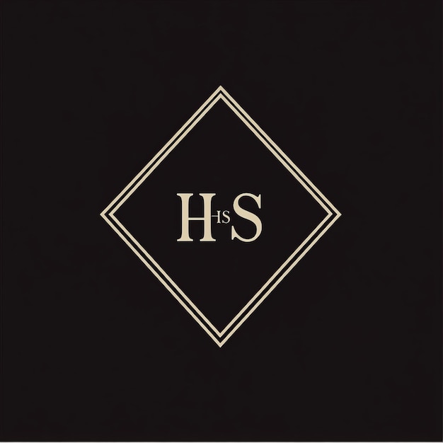 Diseño del logotipo de HSE con letras iniciales