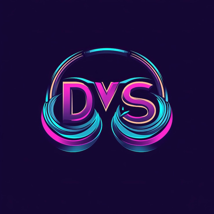 Foto diseño del logotipo de la letra d s con luces de neón coloridas renderización 3d