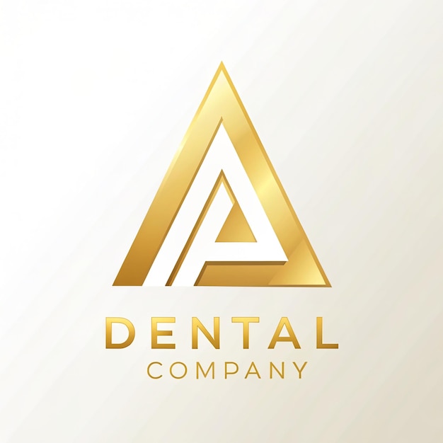 Diseño de logotipo de una letra dorada para la identidad empresarial de una empresa de diseño digital