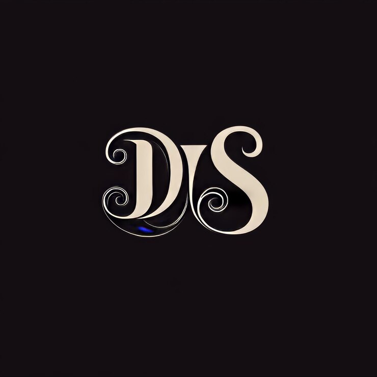 Foto diseño del logotipo de la letra inicial d s con elegancia y lujo