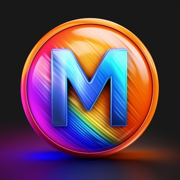 Diseño de logotipo de letra M