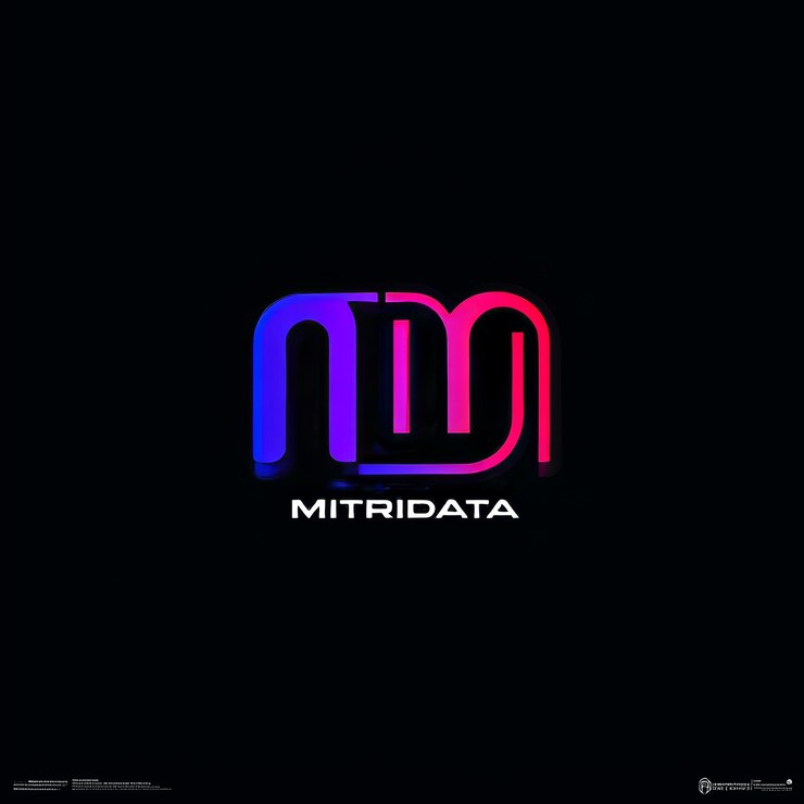Foto diseño del logotipo de la letra nm m con ilustración vectorial de tipografía empresarial moderna creativa