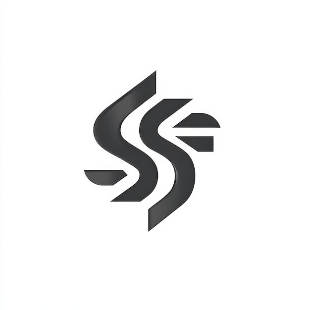 Diseño del logotipo de las letras S y F Diseño inicial de las letras vinculadas S y F