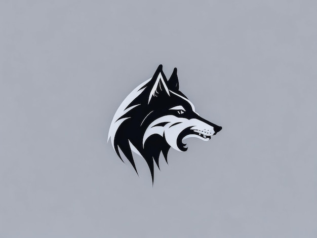 Foto diseño de logotipo de lobo vector símbolo gráfico idea creativa