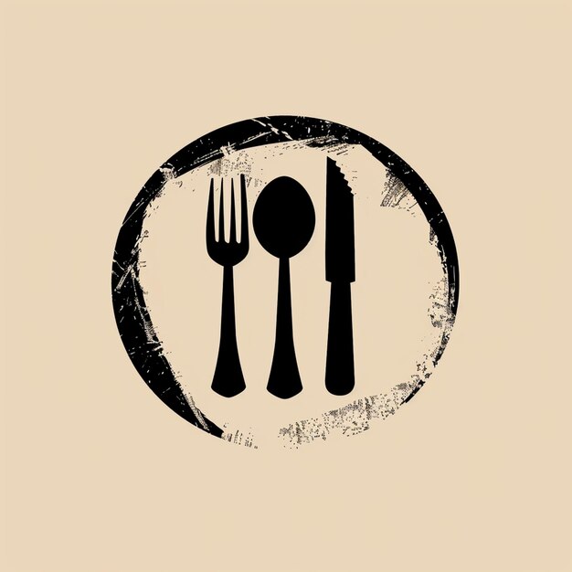 Foto diseño de logotipo de marca pictórica para un restaurante