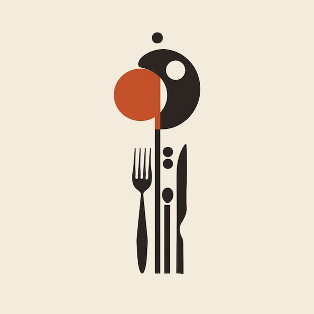 Diseño de logotipo de marca pictórica para un restaurante