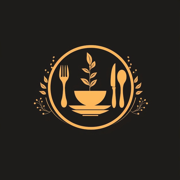 Diseño de logotipo de marca pictórica para un restaurante