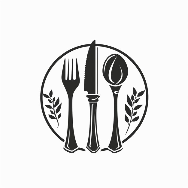 Diseño de logotipo de marca pictórica para un restaurante