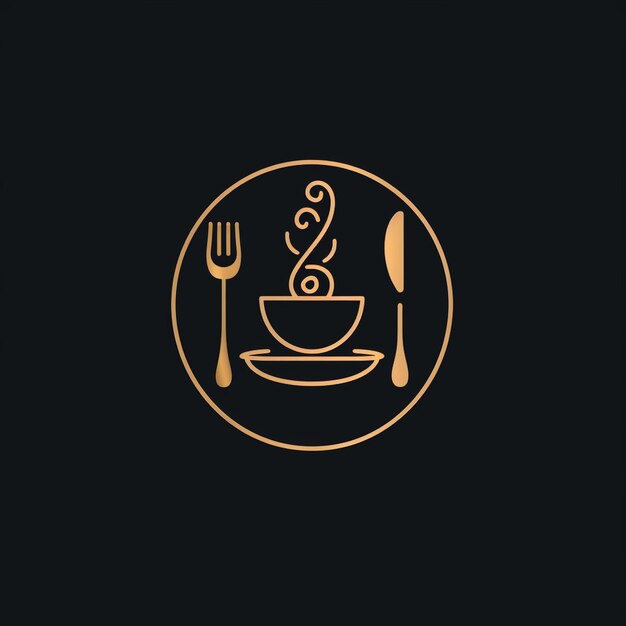 Diseño de logotipo de marca pictórica para un restaurante