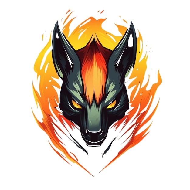 diseño del logotipo de la mascota del zorro