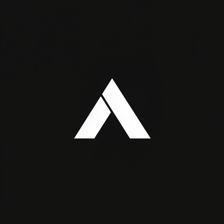 Foto diseño de logotipo minimalista abstracto en monocromo
