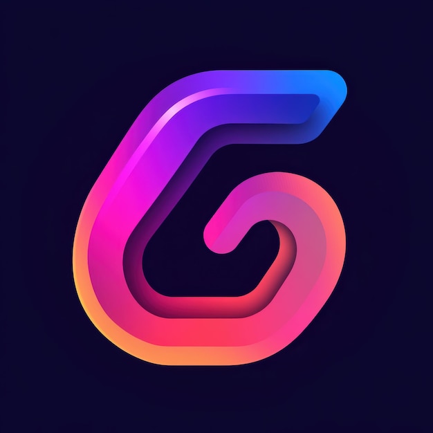 Un diseño de logotipo minimalista con elementos clave de la IA