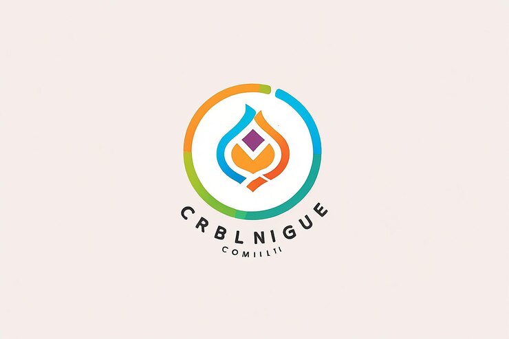 Foto diseño del logotipo del negocio del círculo comunitario