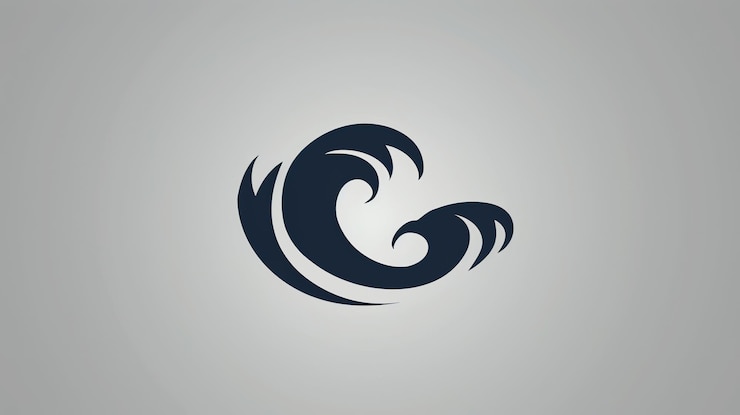 Foto diseño de logotipo de onda abstracta