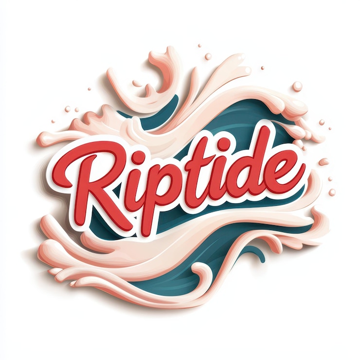 Foto diseño del logotipo de riptide splash