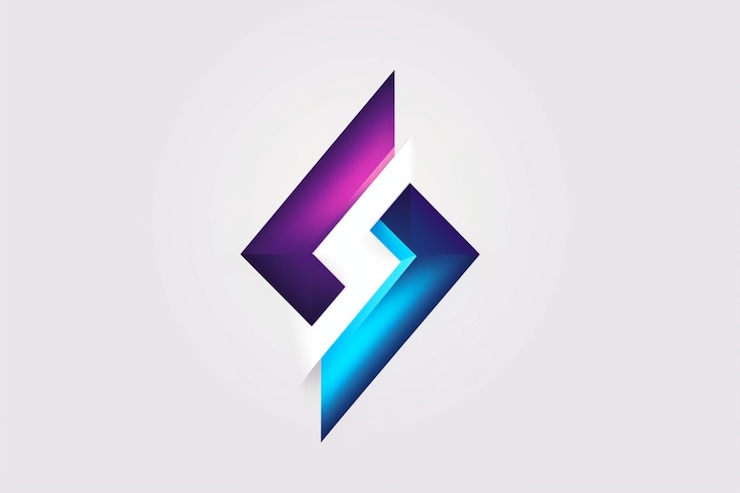 Foto diseño del logotipo de la ruta de la flecha punteada